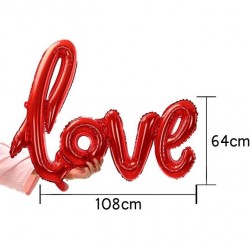 Ballon gonflable forme Love - Rouge