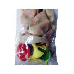 Ballon bulle Confettis multicolore – 40cm