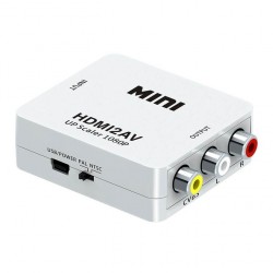 Convertisseur HDMI vers RCA avec alimentation mini USB