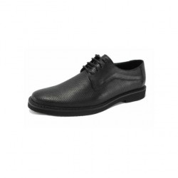 Les chaussures légère et cuir pour l'homme élégant de couleur noir