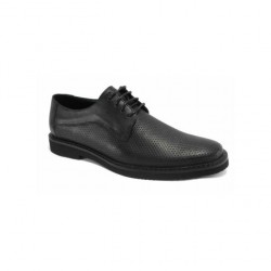 Les chaussures légère et cuir pour l'homme élégant de couleur noir