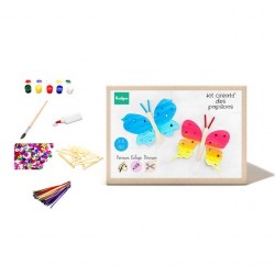 Kit créatif des papillons - Peinture - Collage- Découpage