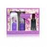 Coffret lady charm - purple Gel douche + parfum corporel + eau de parfum