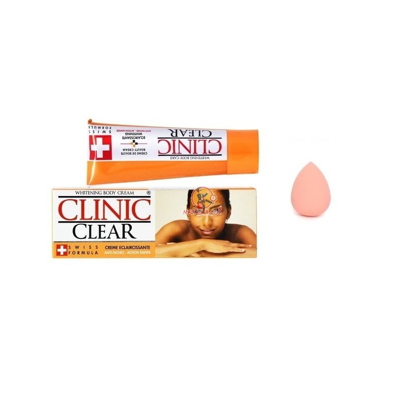 Clinic Clear crème éclaircissante - Avec éponge
