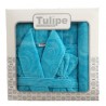 Tulipe Cap de bain - Elle & lui - Bleu Turquoise