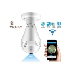 VR CAM Caméra surveillance 2MP - Ampoule - Wifi - 360 dégrée