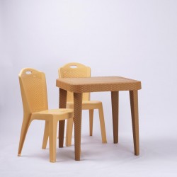 Sofpince 2 chaises + table carré
