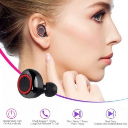 Écouteurs sans fil Bluetooth 5.0, Y50 Pro TWS, oreillettes de Sport, stéréo, avec micro, étanche,