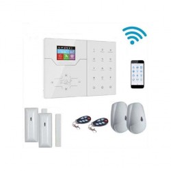 Focus Pack Système Alarme GSM - WIFI - 2 en 1 - Sans Fil et Filaire - kit complet
