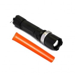 SWAT Torche LED avec tuyau démontable - Étanche - Puissante - Aluminium