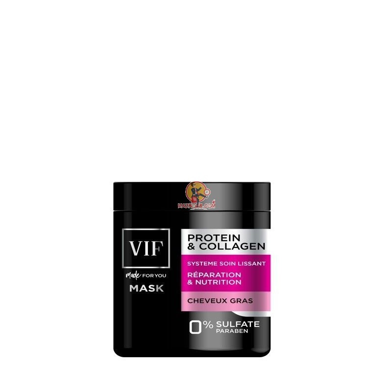 Masque vif "protein & collagen" cheveux gras 250 ML