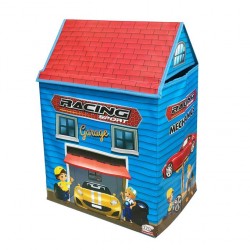 JAGU Maison de jeux et de rangement pour Jouets 2 En 1 - Garage de voiture