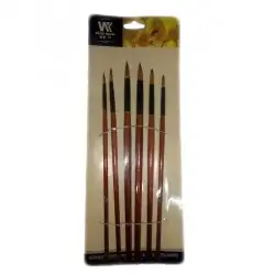 Pochette de 6 pinceaux rond ARTIST BRUSH