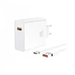 Chargeur XO (L128) et câble USB-C 120W
Charge rapide 3.0 – Blanc